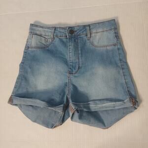 Blue Steel Original Denim Shorts Size 36 (2-4) Classic Festival Summer Rocker
